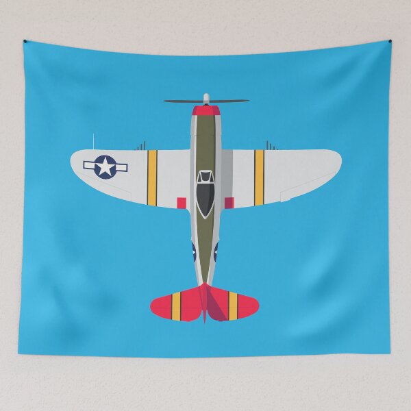 Item preview, P-47 WWII Fighter Aircraft - Red designed and sold by VoodooCircus.