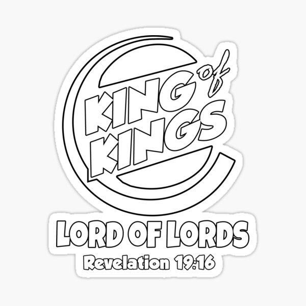 Item preview, King of all kings and Lord of all lords. designed and sold by HisWord-biz.