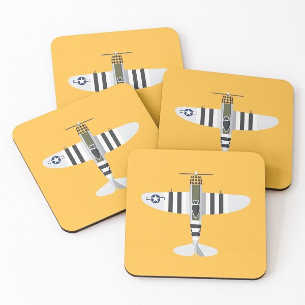 Item preview, P-47 WWII Fighter Aircraft - Yellow designed and sold by VoodooCircus.