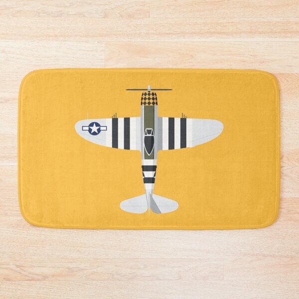 Item preview, P-47 WWII Fighter Aircraft - Yellow designed and sold by VoodooCircus.