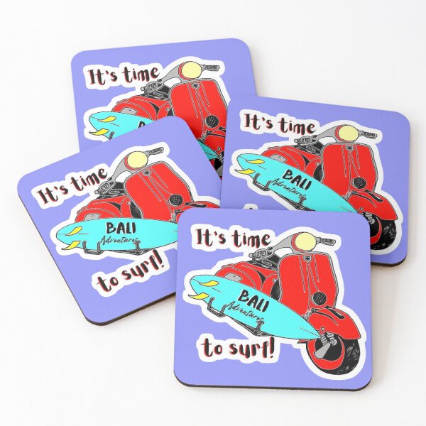 Item preview, Bali adventures - It's time to surf! on blue designed and sold by LittleAngy.