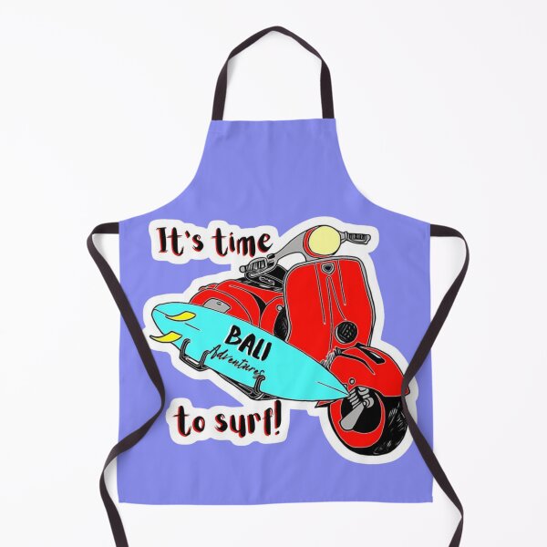 Item preview, Bali adventures - It's time to surf! on blue designed and sold by LittleAngy.