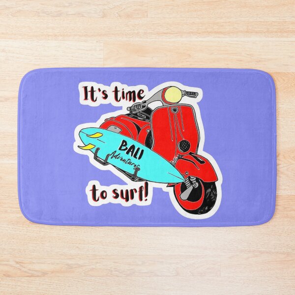 Item preview, Bali adventures - It's time to surf! on blue designed and sold by LittleAngy.