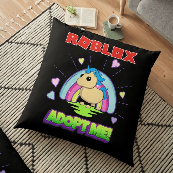 Roblox Adopt Me Golden Unicorn Floor Pillow By Kheeem Redbubble - roblox golden layer