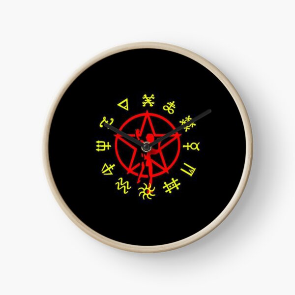 best cover rush band logo Clock