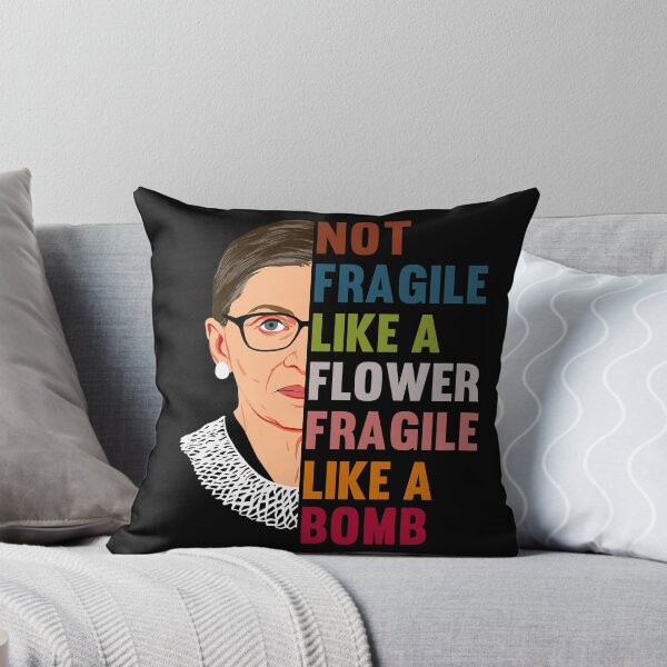 Item preview, Not Fragile Like a Flower Fragile Like a Bomb RGB Women Empowerment  designed and sold by maploondesigns.