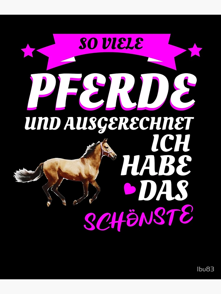 Kunstdruck DIN A4: 'Life Is Better With A Horse' - Pferdemotiv Auf 230g/m² Papier, Ungerahmt