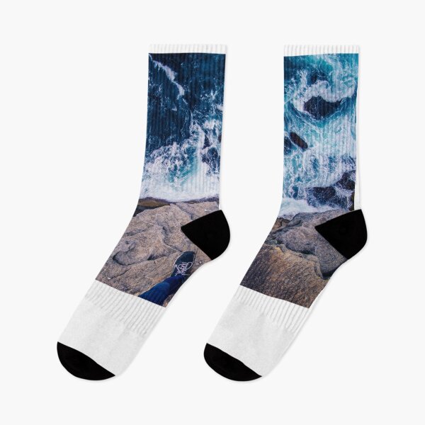 Item preview, Olas del mar océano en un acantilado designed and sold by lukaswidmann.