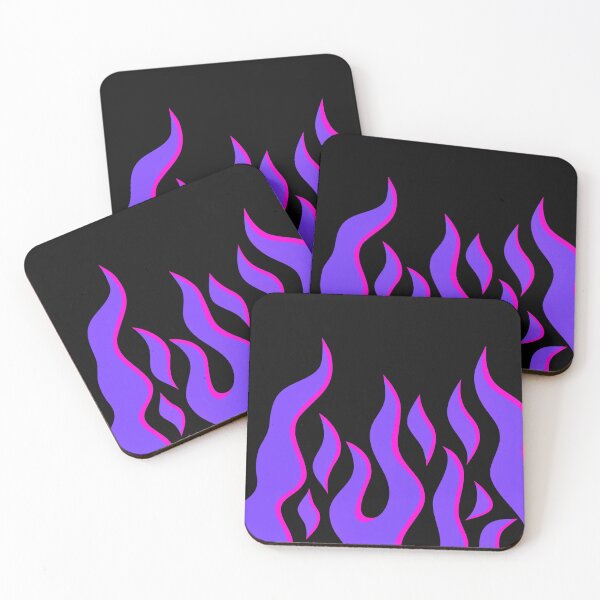 Item preview, Purple + Pink Flames designed and sold by twinklestrokes.