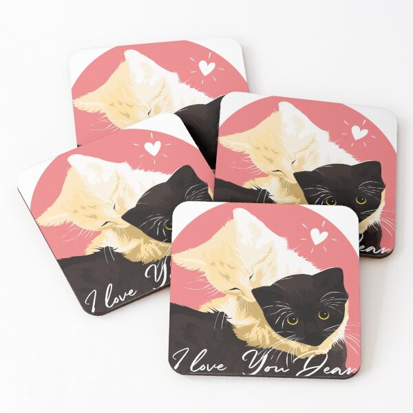 Item preview, I LOVE YOU DEAR cat lover christmas designed and sold by Barbaroot.