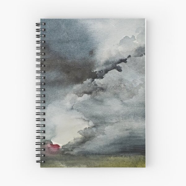 Item preview, Stormy Landscape Watercolor Illustration designed and sold by epeyotte.