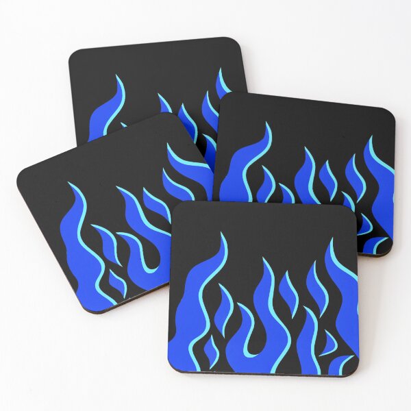 Item preview, Electric Blue Flames designed and sold by twinklestrokes.