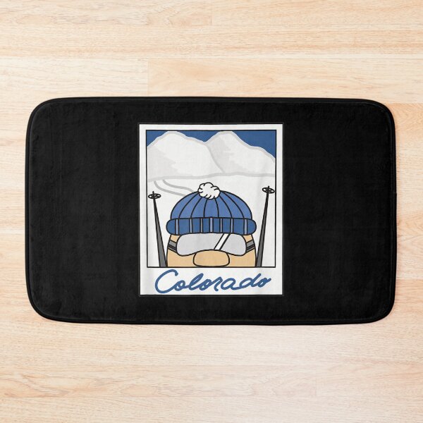 Item preview, Colorado Retro Style Photograph of a Cartoon Skier Labeled designed and sold by benitostevens.