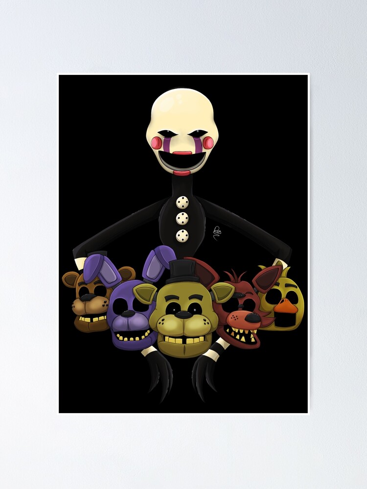 William Afton & Henry Emily, Spring Bonnie & Fredbear Poster for Sale by  DragonessAnim