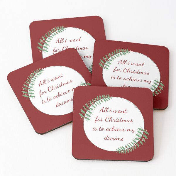 Item preview, All i want for Christmas is to achieve my dreams designed and sold by LDLove.