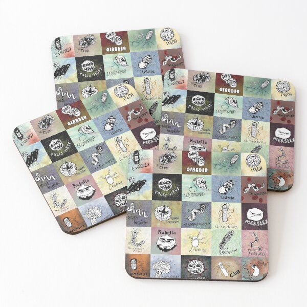 Item preview, Pathogens - gotta catch them all? designed and sold by eliza-coli.