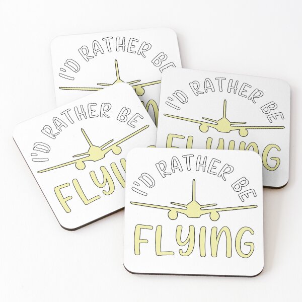 Item preview, Id rather be flying designed and sold by Catsloversdotme.