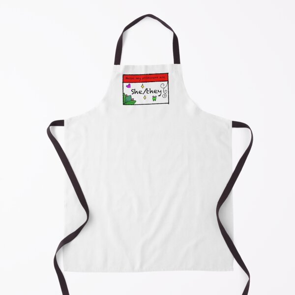 Item preview, Hello my pronouns are she/they designed and sold by DoodlepoodleSJ.
