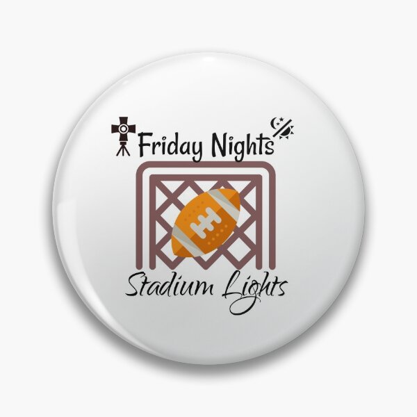 Item preview, friday night stadium lights design, loves playing football, football tees designed and sold by Natthiya Minimal.