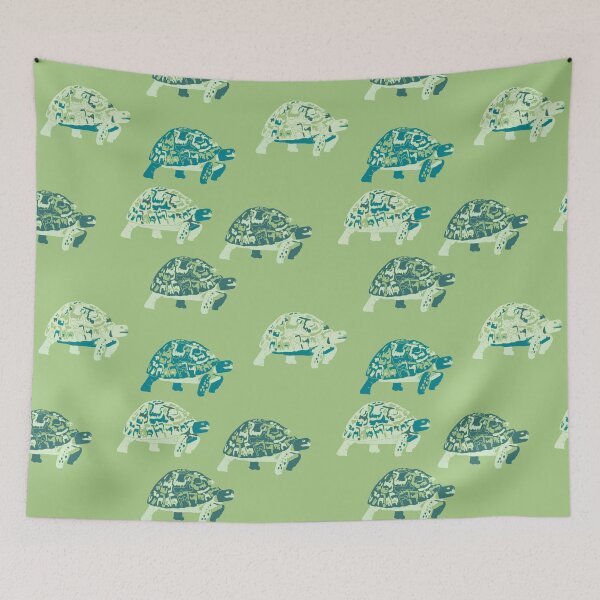 Item preview, green leopard tortoise designed and sold by Claireybean.