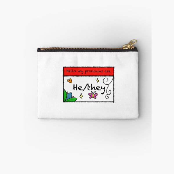 Item preview, Hello my pronouns are he/they designed and sold by DoodlepoodleSJ.