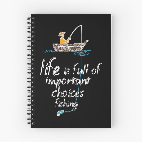 Item preview, life is full of important choices fishing designed and sold by MedBoularouah.