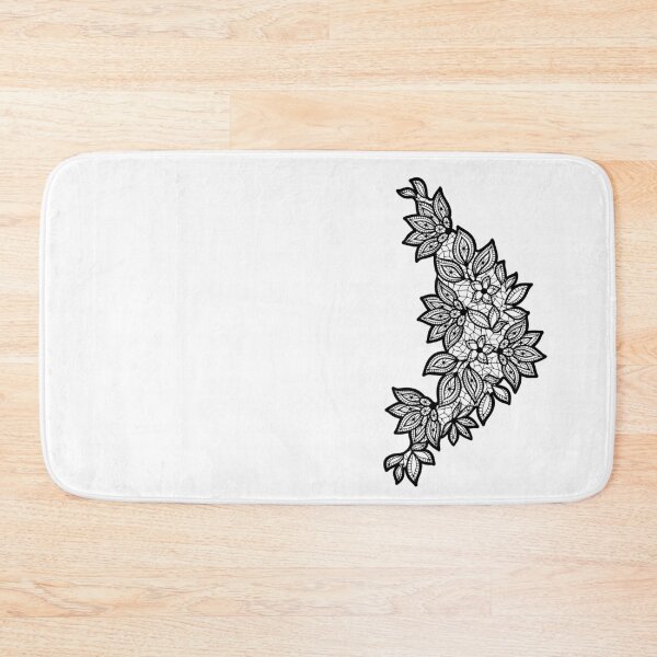 Item preview, Black Floral Lace Corner designed and sold by shornaiter.