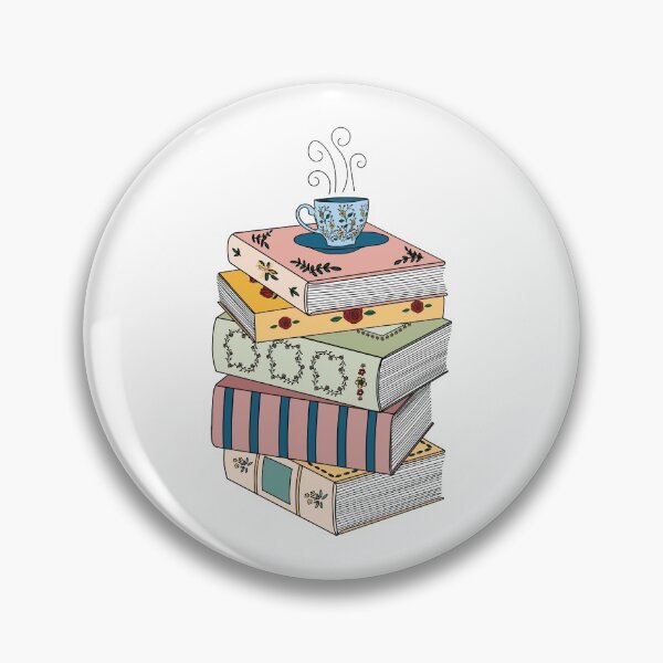 Item preview, Colorful And Floral Bookstack designed and sold by TaraAnouk.