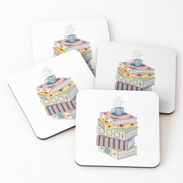 Item preview, Colorful And Floral Bookstack designed and sold by TaraAnouk.