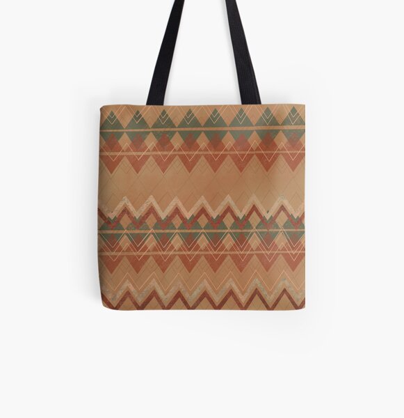 Caramel All Over Print Tote Bag