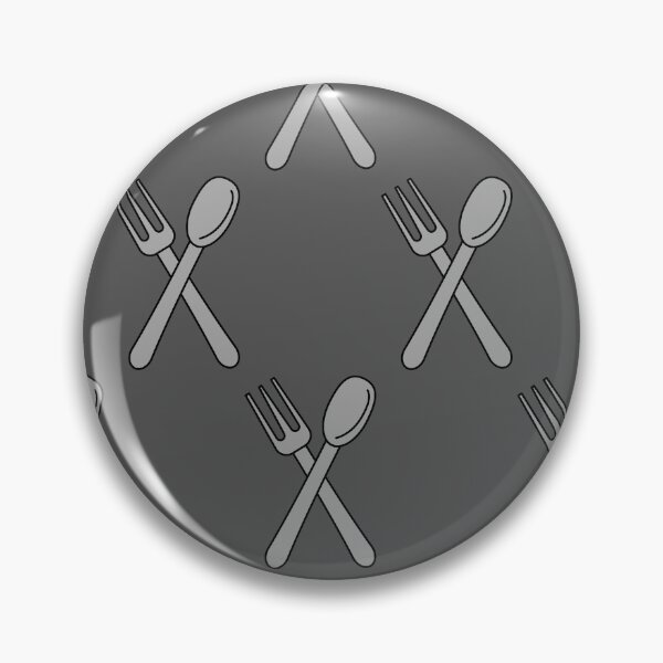 Item preview, Spoon and Fork Pattern dark gray designed and sold by jasoncj.