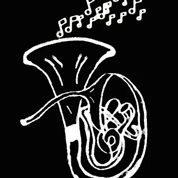 Vorschaubild zum Design Monochrome Jazz Tuba Notes von DesignsofNote