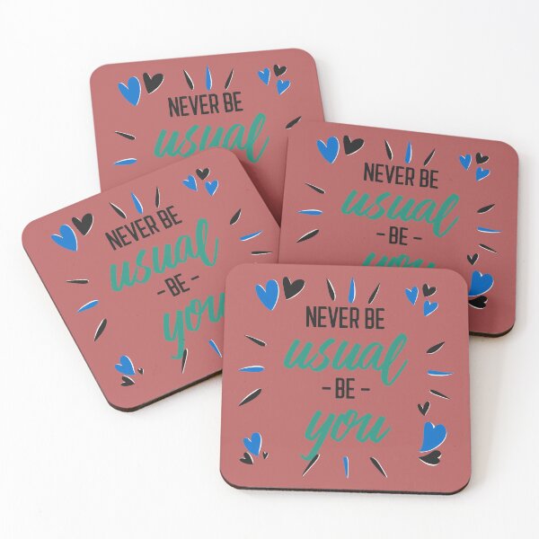 Item preview, Never Be Usual Be You designed and sold by jaslee125.