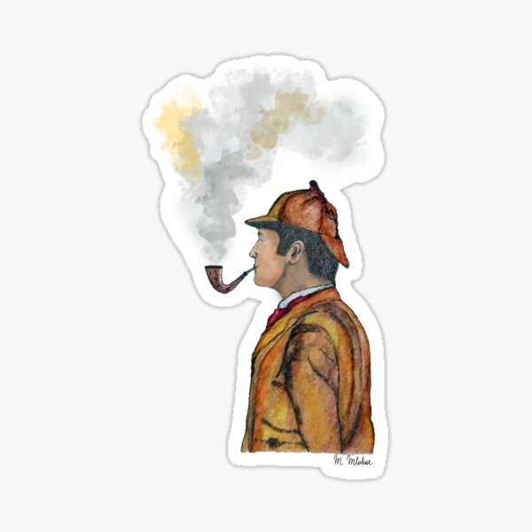 Item preview, Sherlock Holmes (Watercolor) designed and sold by writerandapipe.