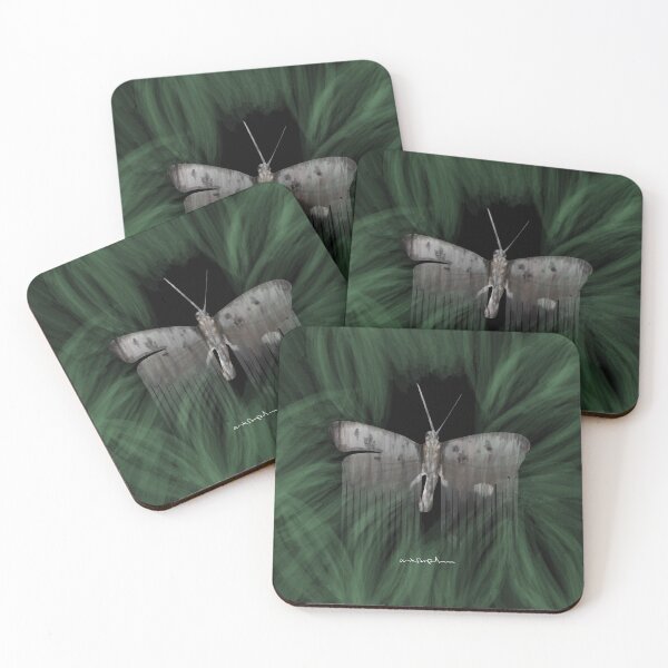 Item preview, Uskarpt - Plumbella - Buckthorn Gespinstmotte - Butterfly - Butterfly designed and sold by uskARpT.