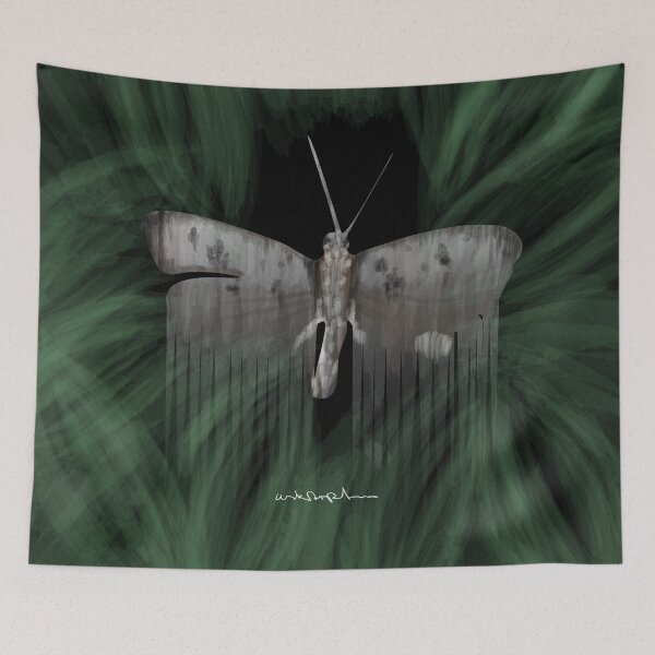 Item preview, Uskarpt - Plumbella - Buckthorn Gespinstmotte - Butterfly - Butterfly designed and sold by uskARpT.