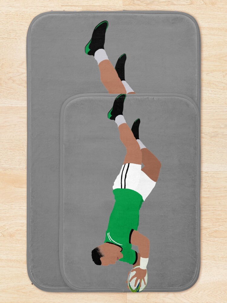 Thumbnail 5 of 6, Bath Mat, Rugby Try designed and sold by FeanorDesigns.