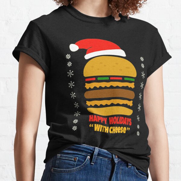 T-shirt Bonnes vacances avec fromage Samuel Jackson T-shirt classique