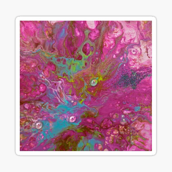 Artikel-Vorschau von  Muster aus flüssigem Acryl (mit Glassteinen im Bild), designt und verkauft von Doris Thomas.