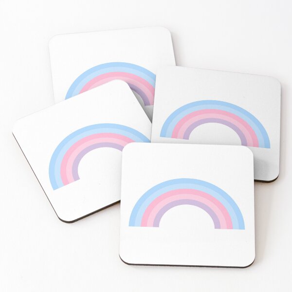 Item preview, Mermaid Blue and Pink Color Ombre Rainbow  designed and sold by NECHSTORE.