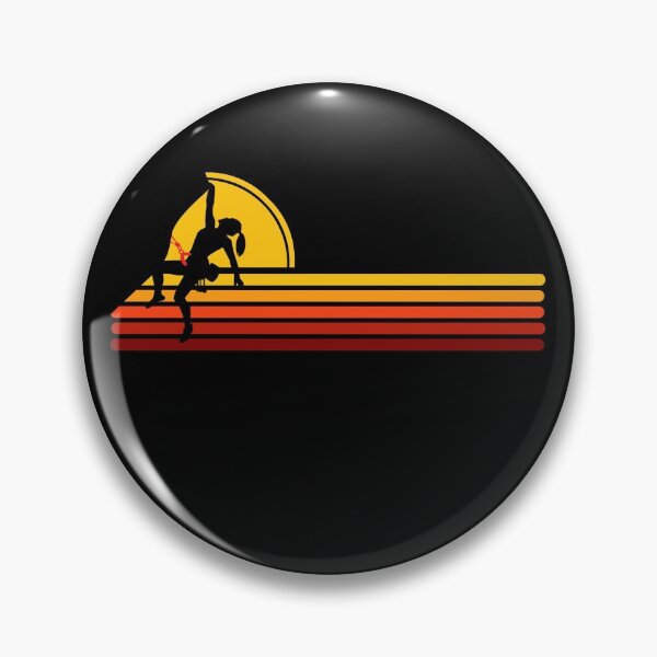 Item preview, Woman Rock Climbing - Yellow Sunsest designed and sold by HeatherPore.
