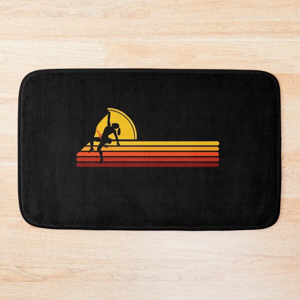Item preview, Woman Rock Climbing - Yellow Sunsest designed and sold by HeatherPore.