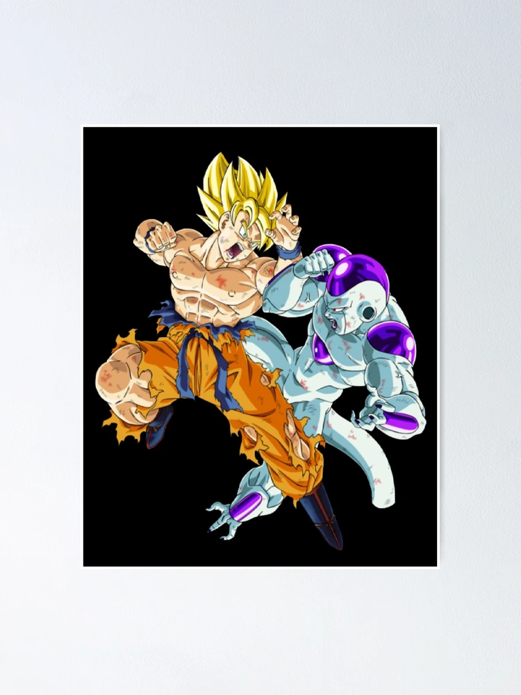 Dragon Ball - Póster Dragon Ball Saiyan vs Freezer 61 x 91 cm