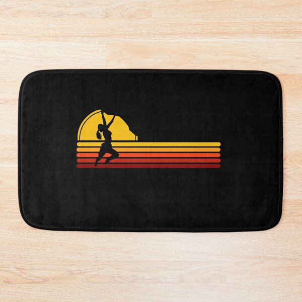 Item preview, Woman Bouldering Rock Climbing - Yellow Sunset designed and sold by HeatherPore.