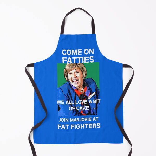 Little Britain Fat Fighters - Majory Daws - Fettgeschenke - Lustiger fetter Geburtstag - Lustige Schürzen Schürze