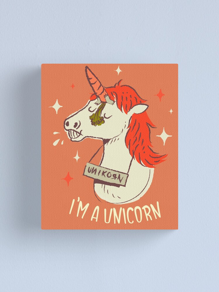 Alternate view of I'm a unicorn Canvas Print
