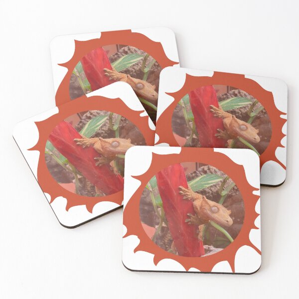 Item preview, Crested gecko paint splat designed and sold by bubbaclez.