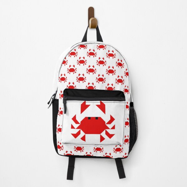 Item preview, Red Geometric Crab designed and sold by Sheila Pressley.