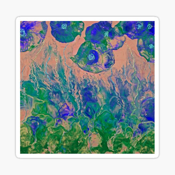 Artikel-Vorschau von Blumenmuster aus flüssigem Acryl  , designt und verkauft von Doris Thomas.