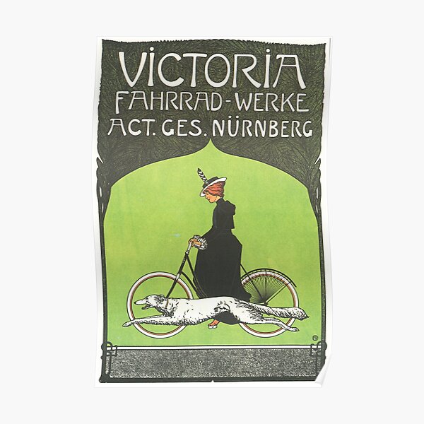 Victoria Fahrrad-Werke - Affiche de vélo vintage de 1910 Poster